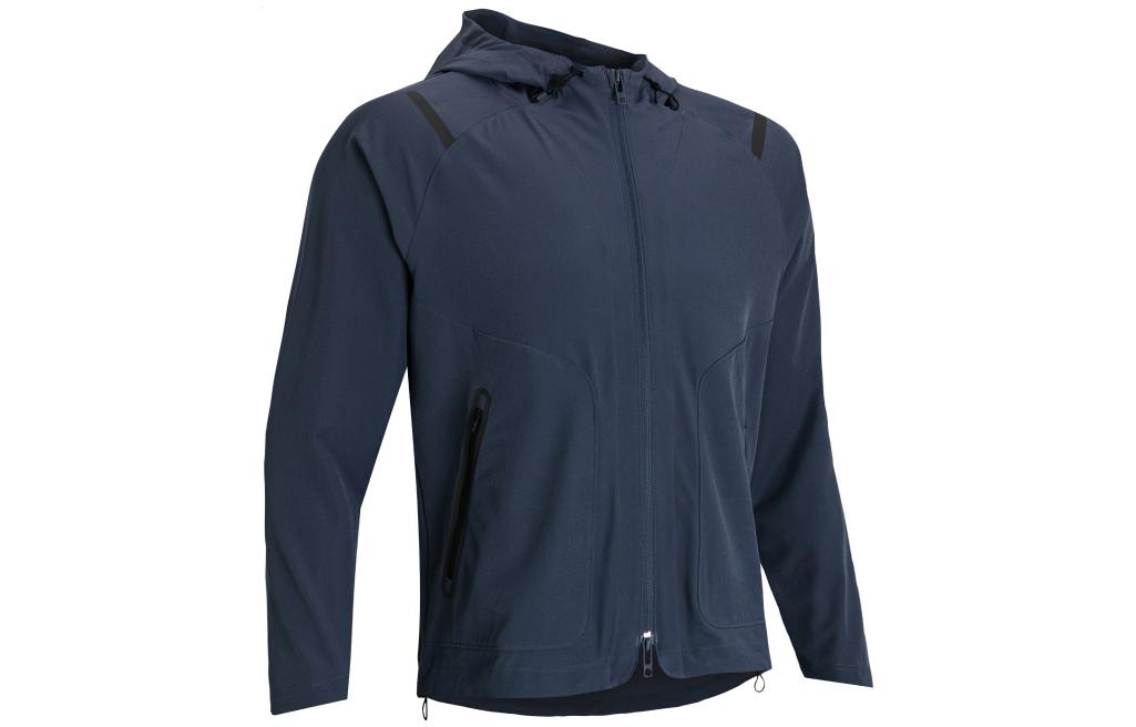Order Under Armour UA Sunscreen Series Jaket Hood Zip-Up Kelabu Bernafas. 1370494-044
