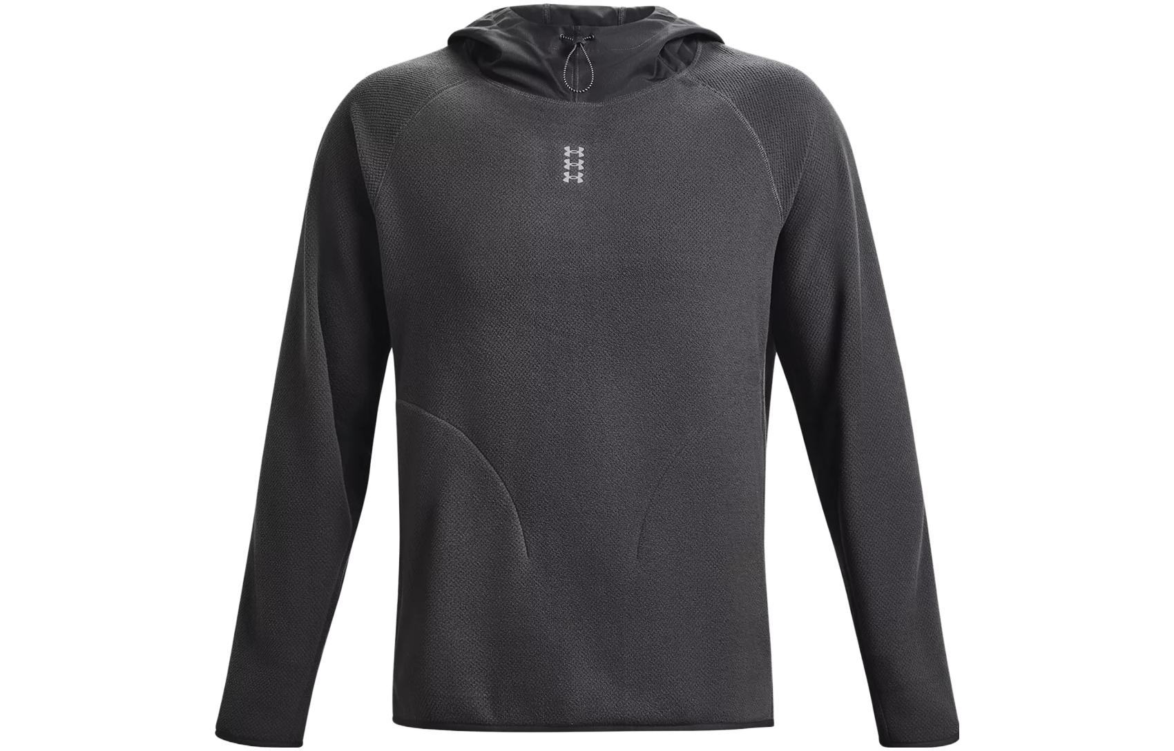 Under Armour UA Terrain Logo Print Hoodie Coal Grey 1373740-010