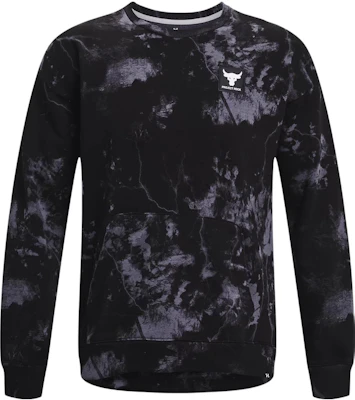 Under Armour UA Tie-Dye Crewneck Pullover Sweatshirt Lelaki Hitam 1373566-001 Buy Under Armour UA Tie-Dye Crewneck Pullover Sweatshirt Lelaki Hitam 1373566-001