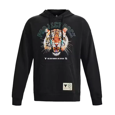Under Armour UA Tiger Letter Print Hoodie Black 1377809-001