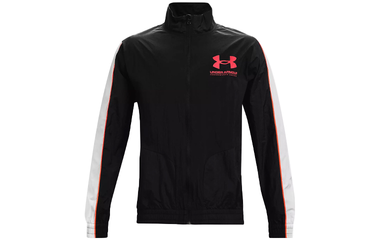 Under Armour UA Track Logo Woven Training Jacket Black 1361617-001