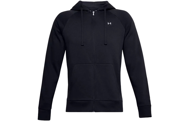 Under Armour UA Training Fleece Zip Hoodie Jacket - Black 1357111-001