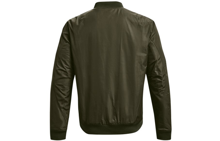 Lookbook Under Armour UA Training Pilot Jacket Hijau Jaket Olahraga Luar Ruangan 1366090-390