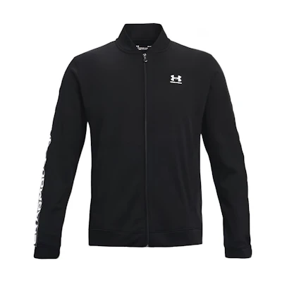 Under Armour UA Tricot Casual Training Jacket Black - Perfect Gift for Him 1366208-001