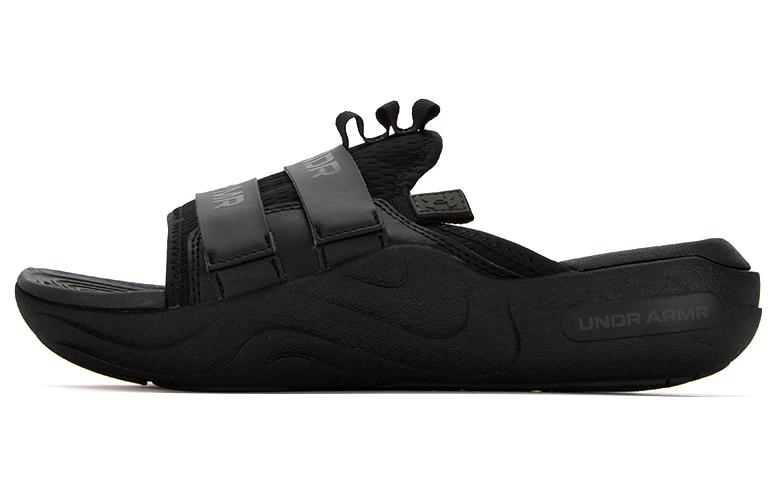 Buy 安德瑪 UA U Alpha Sla 運動拖鞋 男女同款 黑色