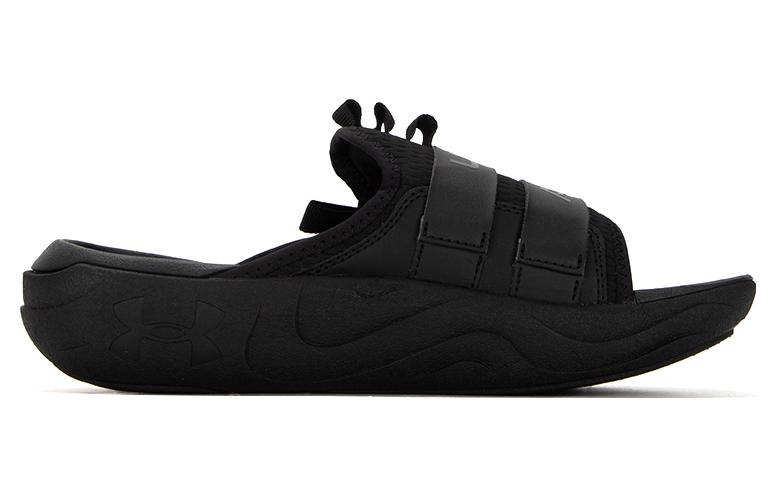 Order 安德瑪 UA U Alpha Sla 運動拖鞋 男女同款 黑色