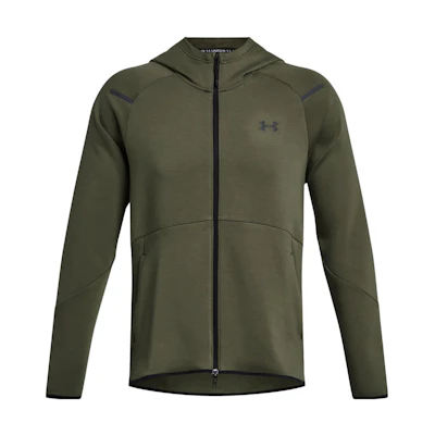 Under Armour UA Unstoppable Fleece Hoodie Full Zip Jacket Green 1379806-390