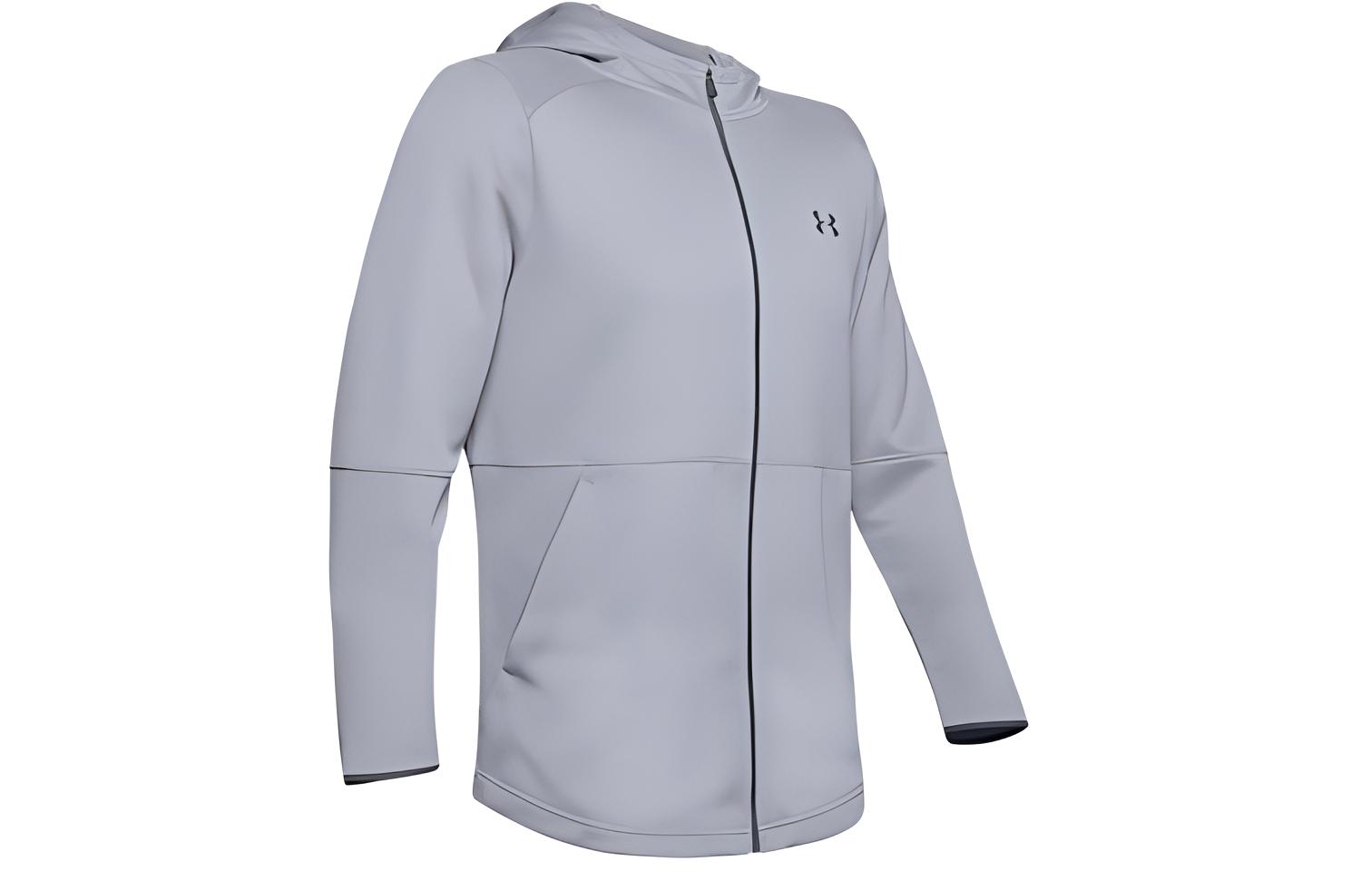Under Armour UA WarmUp Training Hoodie Jacket Gray 1345259-011