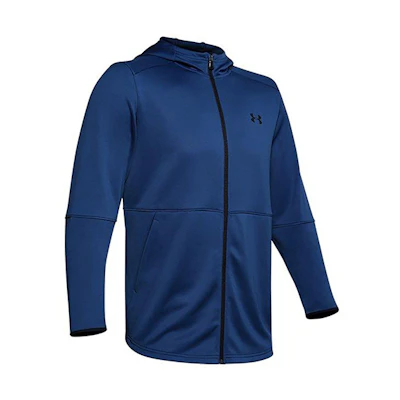 Under Armour UA WarmUp Training Zip Hoodie Jacket Blue 1345259-449