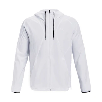 Under Armour UA Woven Series White Logo Windbreaker Jacket 1361612-100