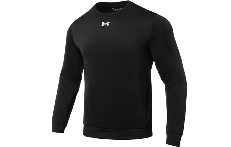 Under Armour Unisex Black Crewneck Logo Pullover Sweatshirt 23600306-001