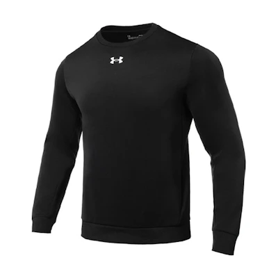 Under Armour Unisex Black Crewneck Logo Pullover Sweatshirt 23600306-001