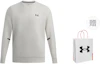Buy Under Armour 男女白色圓領衛衣 - 舒適保暖含禮袋 1381688-110