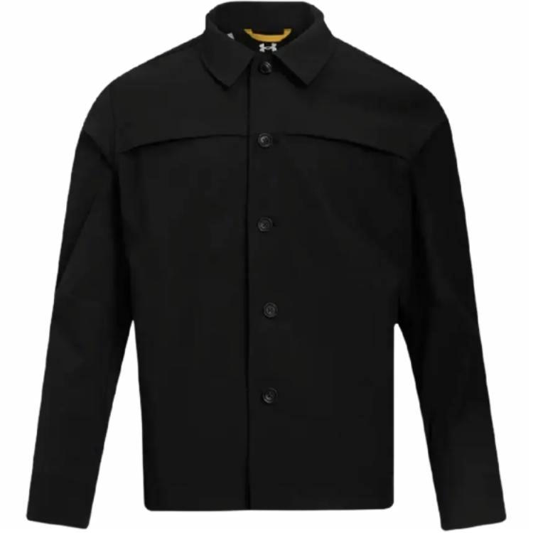 Order Under Armour Unstoppable Black Long Sleeve Polo Jacket Shirt 1390261-001