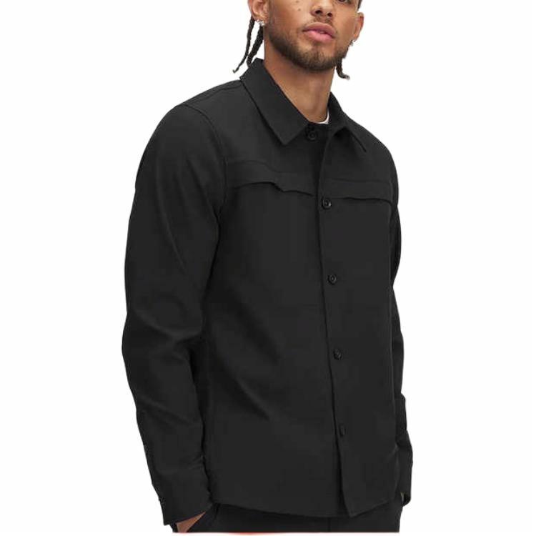 Lookbook Under Armour Unstoppable Black Long Sleeve Polo Jacket Shirt 1390261-001