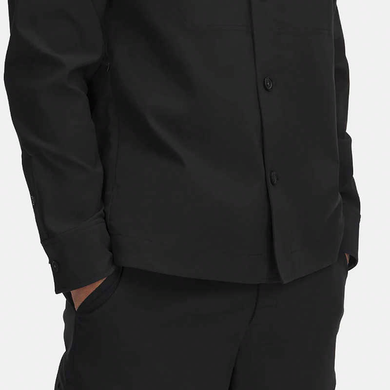 Details for Under Armour Unstoppable Black Long Sleeve Polo Jacket Shirt 1390261-001