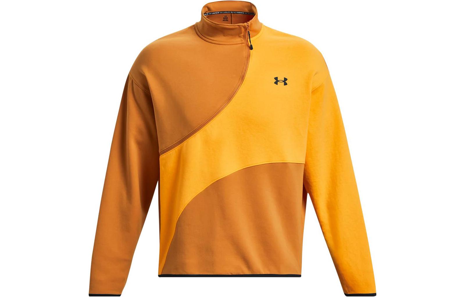 Under Armour Unstoppable Colorblock Quarter-Zip Sweatshirt Formula Orange (Men) 1379813-801
