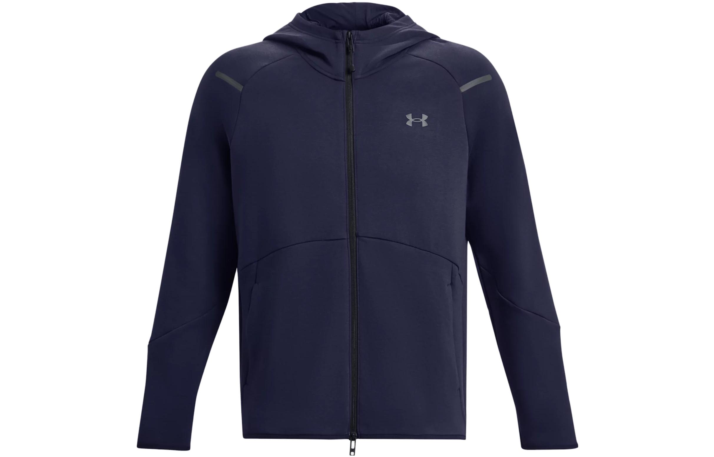 Under Armour Unstoppable Double-Knit Outdoor Hoodie Jacket Navy 1379806-410