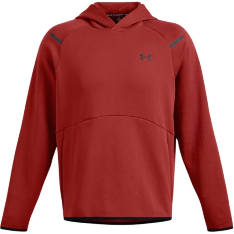 Order Under Armour Unstoppable Hoodie Pullover - Oranye Solid, Hoodie Kasual Nyaman 1383042-840