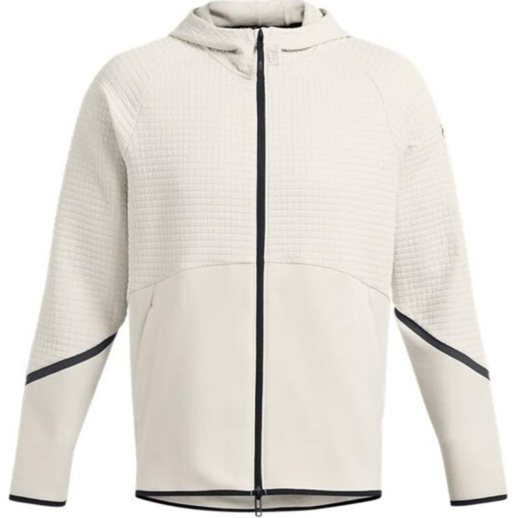 Under Armour Unstoppable Textured Training Hoodie Jacket Summit White 1386543-110