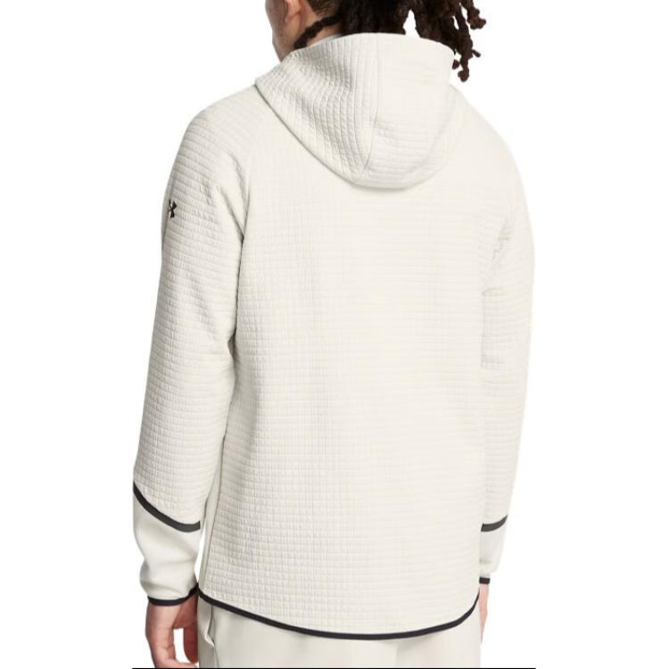 Purchase Under Armour Unstoppable Textured Training Hoodie Jacket Summit White 1386543-110