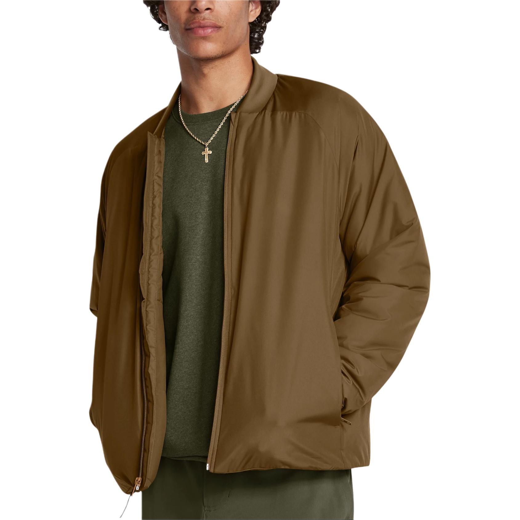 Shop 언더아머 언스탑퍼블 방수 캐주얼 자켓 코요테 브라운 1388903-498