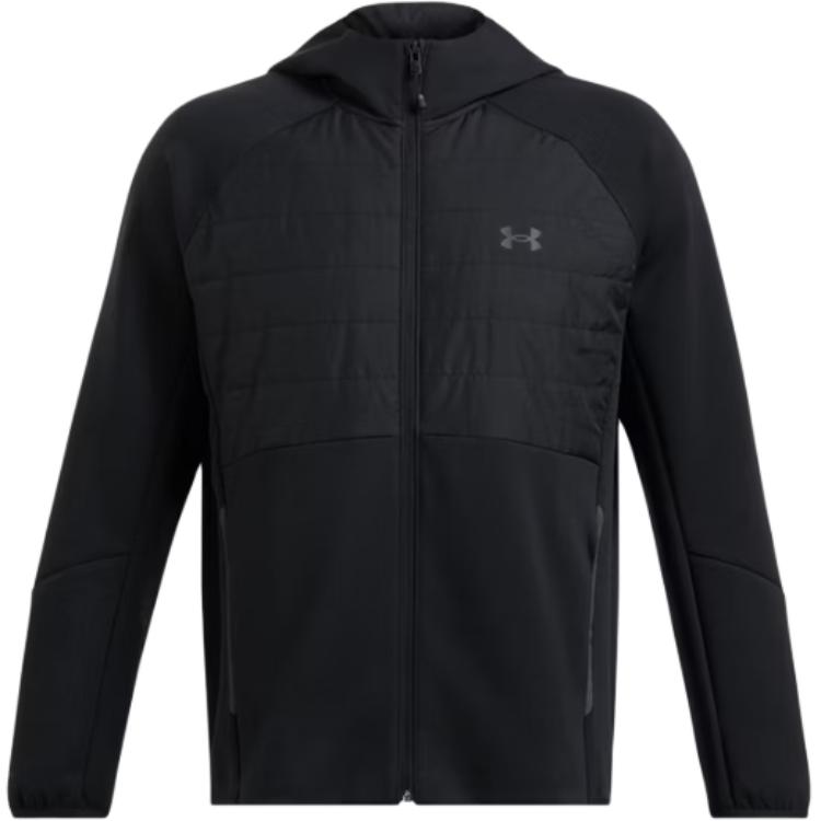 Order Under Armour Unstoppable Waterproof Hoodie Zip Jacket Black Fashionable 1388905-001