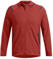 Under Armour Unstoppable Zip Jacket Solid Breathable Terracotta Red 1370494-840 Under Armour Unstoppable Zip Jacket Solid Breathable Terracotta Red 1370494-840