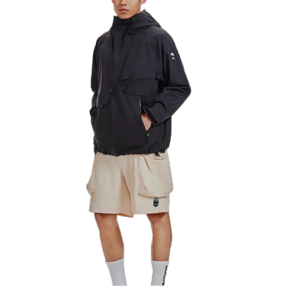 Purchase Under Armour Urban Series Logo Hooded Jacket Casual Outerwear - Black 1387992-001