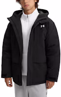 Shop Under Armour 城市短版羽絨外套 黑色連帽保暖休閒外套 6001974-001