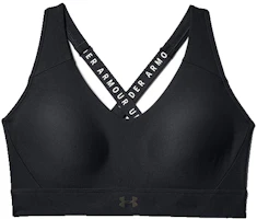 Under Armour Vanish Mid Bra Medium Support Sports Bra Black/Grey 1311811-003 Under Armour Vanish Mid Bra Medium Support Sports Bra Black/Grey 1311811-003