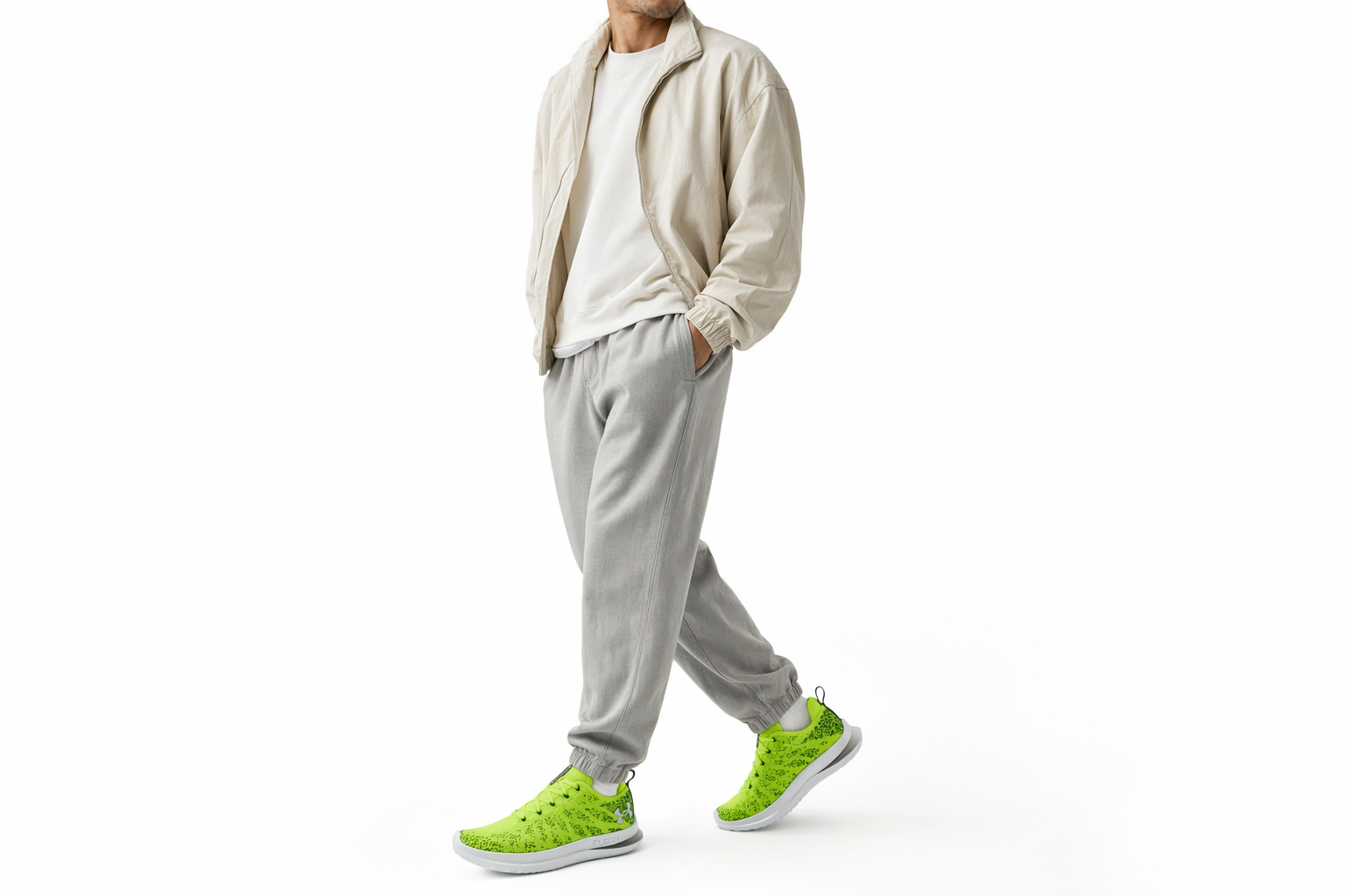 Order Under Armour Velociti 3 ''High Vis Geel Anthraciet'' 3026117-304