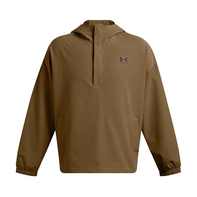 Under Armour Vibe StormShell Hoodie Coyote Brown Casual Athletic Training Wear 1386575-498