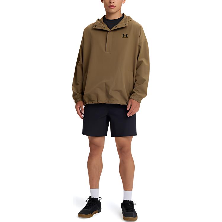 Under Armour Vibe StormShell Hoodie Coyote Brown Casual Athletic Training Wear 1386575-498 圖 6