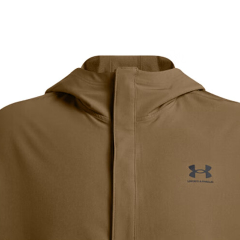 Under Armour Vibe StormShell Hoodie Coyote Brown Casual Athletic Training Wear 1386575-498 圖 7