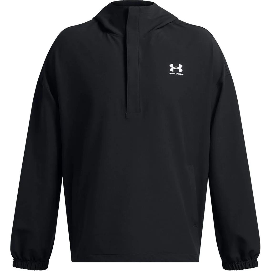 Under Armour Vibe StormShell Pullover Hoodie Black Long Sleeve Casual 1386575-001