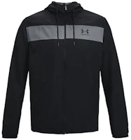Under Armour Water-Repellent Logo Jacket Black Casual Sportswear 1361621-001 Under Armour Water-Repellent Logo Jacket Black Casual Sportswear 1361621-001
