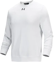 Under Armour White Knit Crewneck Training Pullover Sweater 21600301-100 Under Armour White Knit Crewneck Training Pullover Sweater 21600301-100