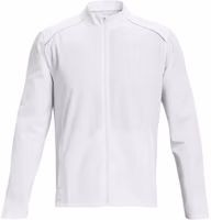 Under Armour White Letter Print Stand Collar Jacket 1376797-100 Under Armour White Letter Print Stand Collar Jacket 1376797-100