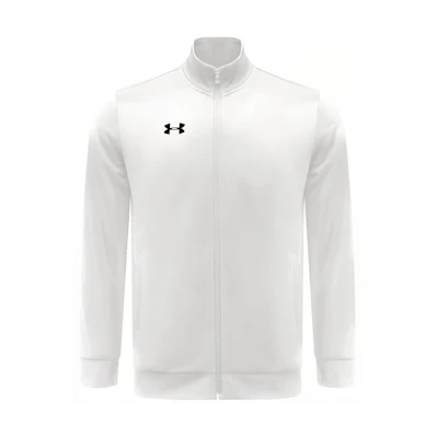 Under Armour White Training Knit Logo Track Jacket 21500437-100