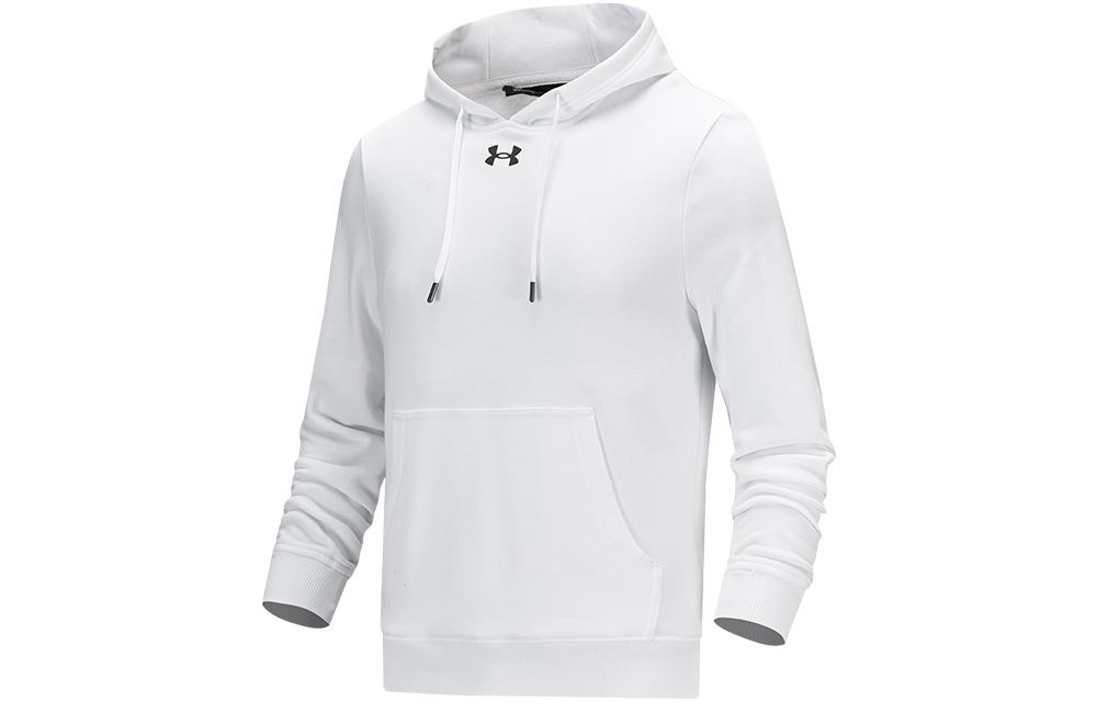 Under Armour White Training Knit Pullover Hoodie 21600303-100