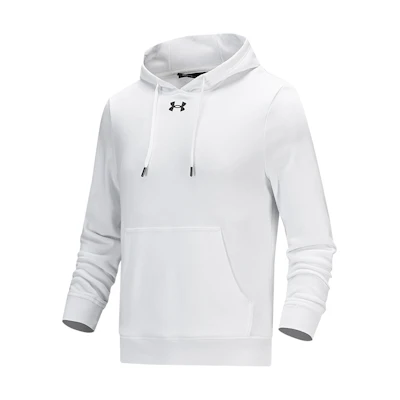 Under Armour White Training Knit Pullover Hoodie 21600303-100