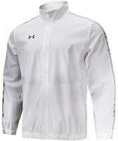 Under Armour White Woven Utility Jacket with Ripple Print 22500401-100 Under Armour White Woven Utility Jacket with Ripple Print 22500401-100