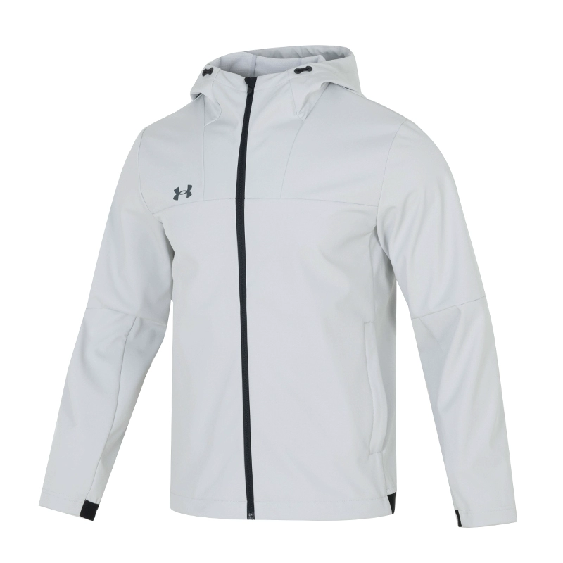 Under Armour Windbreaker Woven Hoodie Jacket Unisex - White 24600408-009