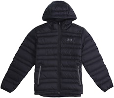 Under Armour Winter Black Waterproof Hooded Down Jacket 1342738-001 Under Armour Winter Black Waterproof Hooded Down Jacket 1342738-001