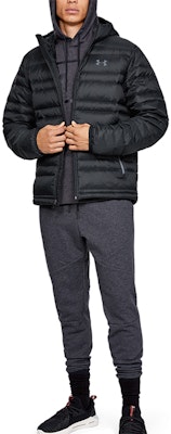 Under Armour Jaket Musim Dingin Hitam Waterproof dengan Hoodie dan Isi Down 1342738-001 Details for Under Armour Jaket Musim Dingin Hitam Waterproof dengan Hoodie dan Isi Down 1342738-001