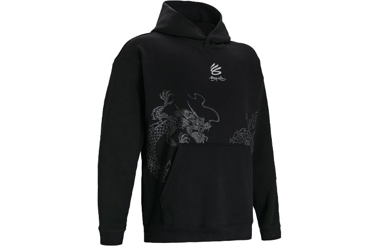 Under Armour x Bruce Lee Lunar New Year Dragon Hoodie Black Basketball Apparel 1385303-001