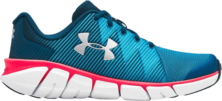 Grade School Under Armour X Level Scramjet 2 Petrol Blue Red