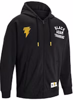 Under Armour x The Rock Black Adam Logo Hoodie Black Zip-Up Sweatshirt 1377749-001