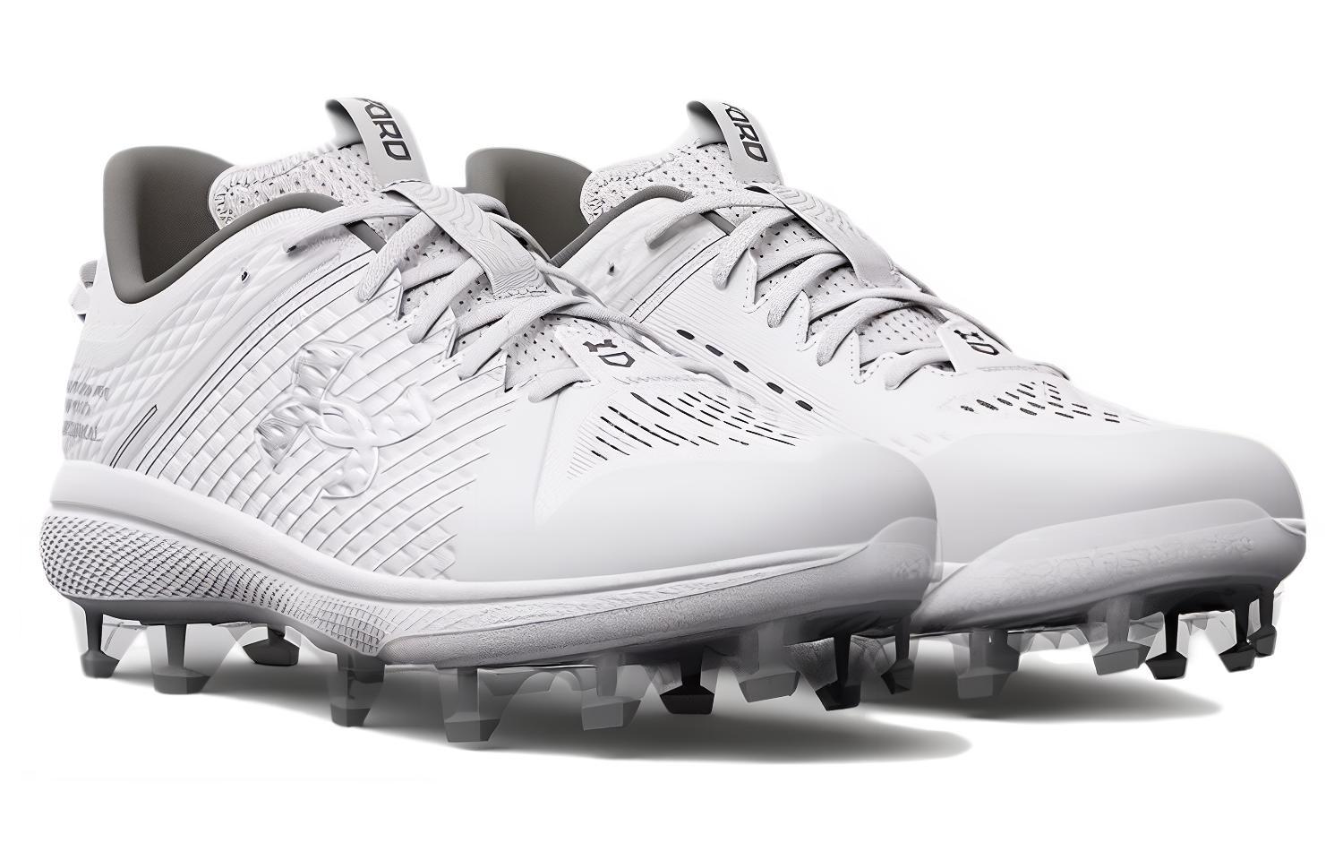 Lookbook Under Armour Yard Low MT TPU ''Wit Metallic Zilver'' 3025591-100
